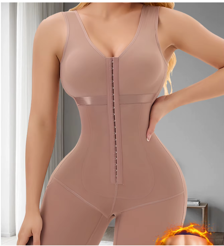 Women's Postpartum Shapewear Full Body Tummy Control Girdle Postoperative Compression Faja for Belly Fat Waist Sculpting