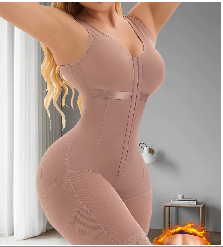 Women's Postpartum Shapewear Full Body Tummy Control Girdle Postoperative Compression Faja for Belly Fat Waist Sculpting